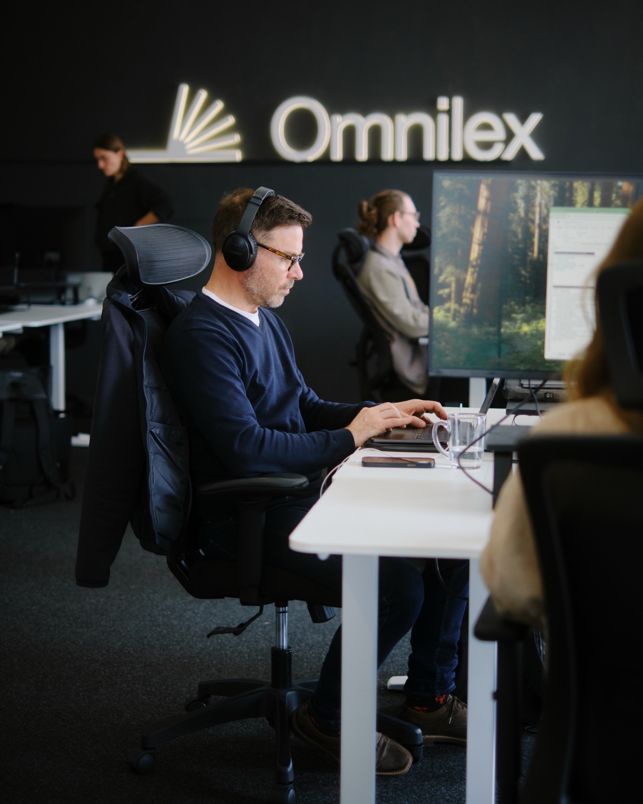 The Omnilex team at work in the Zürich office